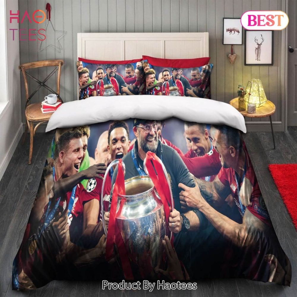Jugen Klopp-God Of Liverpool Winners Uefa Champions League 151 Bedding Sets Bed Sets, Bedroom Sets