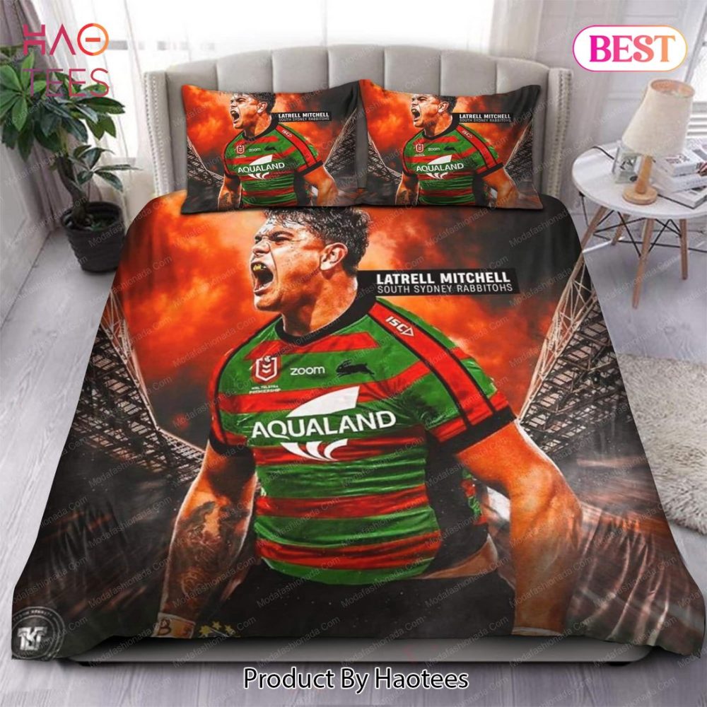 Latrell Mitchell South Sydney Rabbitohs Nrl Bedding Sets Bed Sets, Bedroom Sets