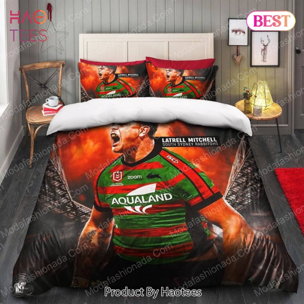Latrell Mitchell South Sydney Rabbitohs Nrl Bedding Sets Bed Sets, Bedroom Sets