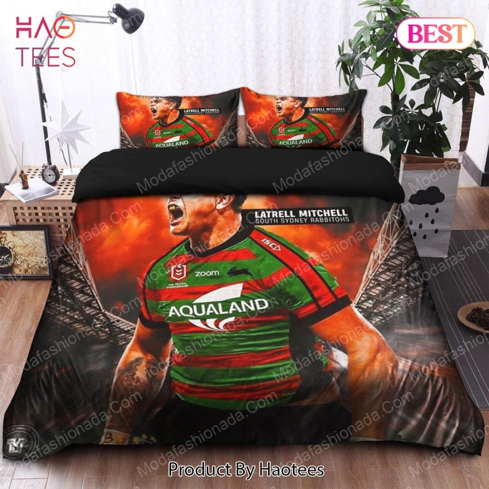 Latrell Mitchell South Sydney Rabbitohs Nrl Bedding Sets Bed Sets, Bedroom Sets