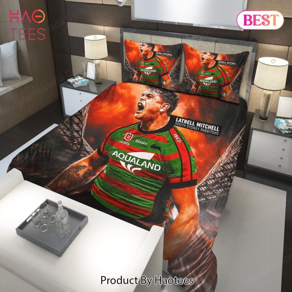 Latrell Mitchell South Sydney Rabbitohs Nrl Bedding Sets Bed Sets, Bedroom Sets