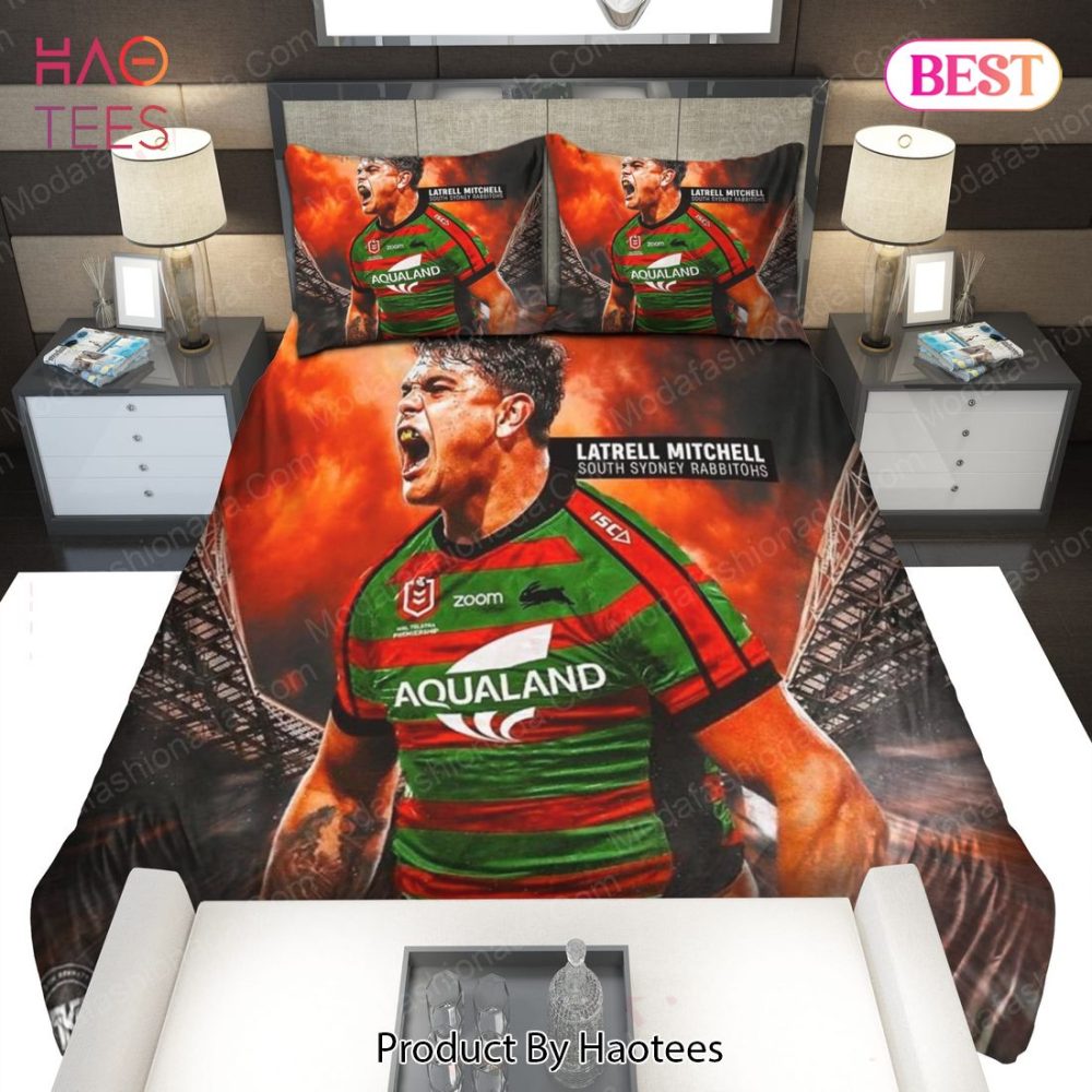 Latrell Mitchell South Sydney Rabbitohs Nrl Bedding Sets Bed Sets, Bedroom Sets
