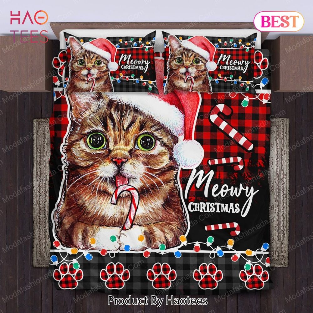 Lil Bub Cat Santa Christmas Bedding Sets Bed Sets, Bedroom Sets