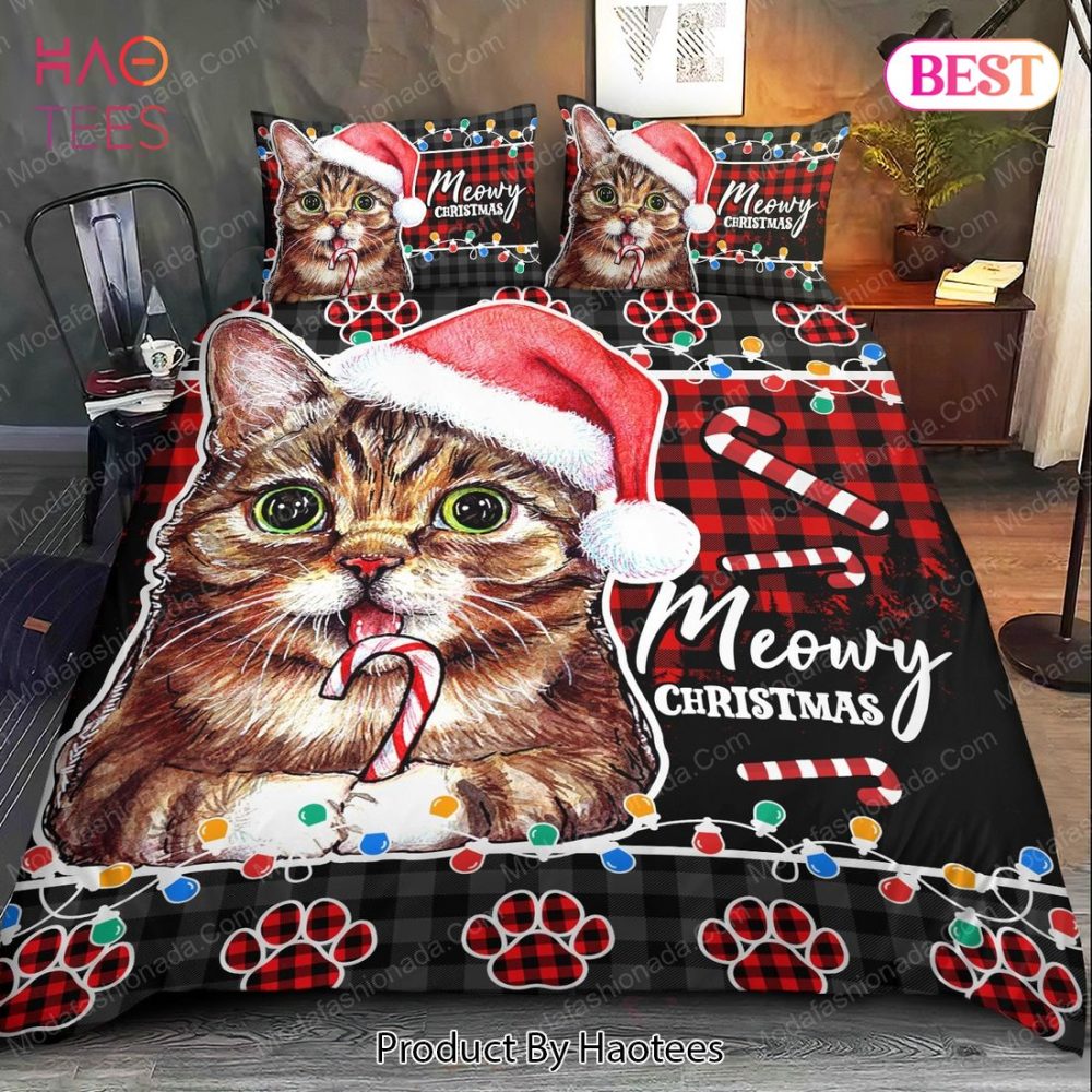 Lil Bub Cat Santa Christmas Bedding Sets Bed Sets, Bedroom Sets