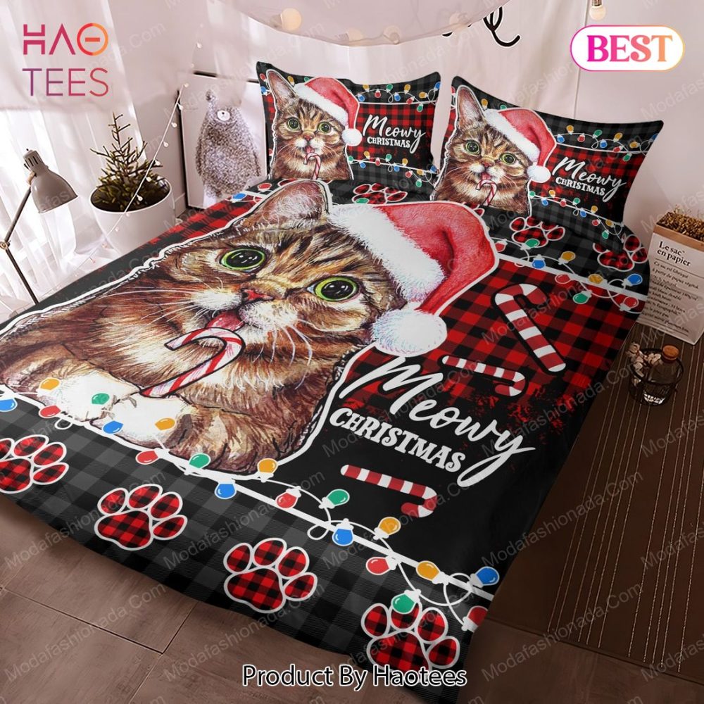 Lil Bub Cat Santa Christmas Bedding Sets Bed Sets, Bedroom Sets