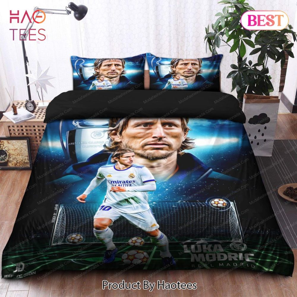 Luka Modric Real Madrid Final Uefa Champions League 2022 In Paris Art 38 Bedding Sets Bed Sets, Bedroom Sets