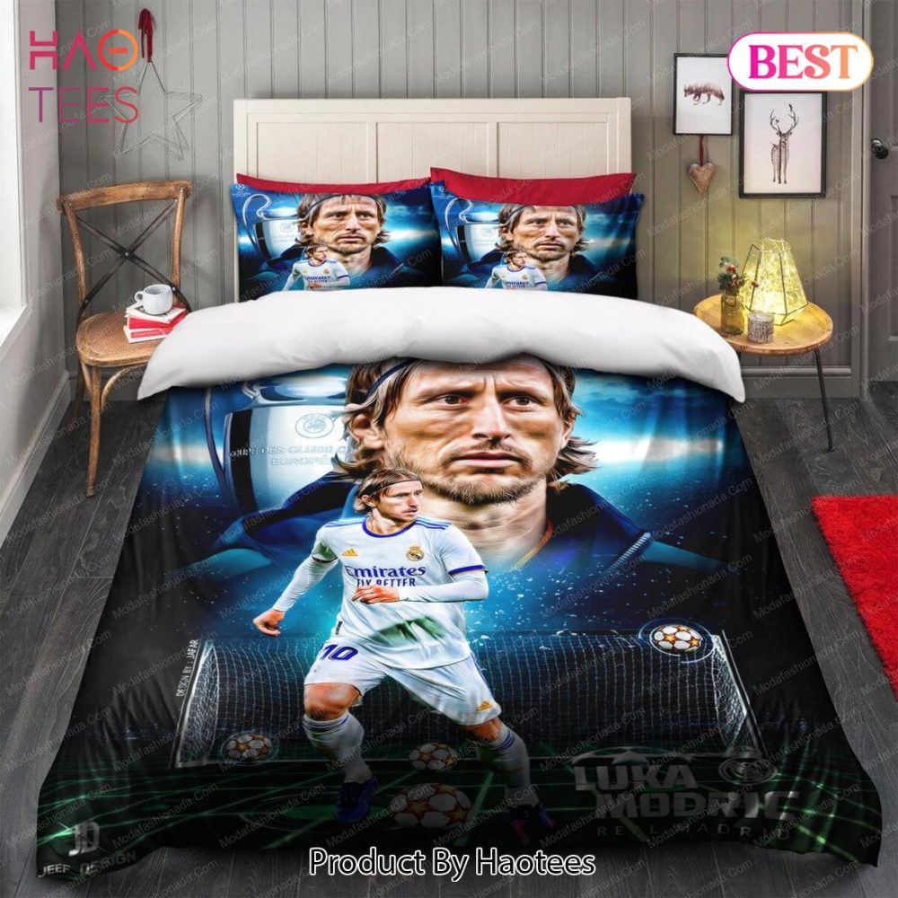 Luka Modric Real Madrid Final Uefa Champions League 2022 In Paris Art 38 Bedding Sets Bed Sets, Bedroom Sets