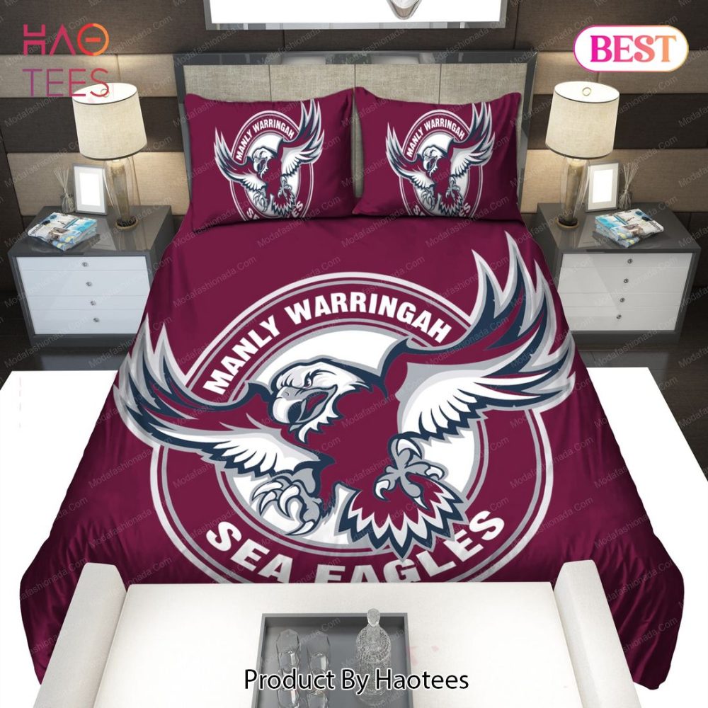 Manly Warringah Sea Eagles Logo Bedding Sets Bed Sets, Bedroom Sets