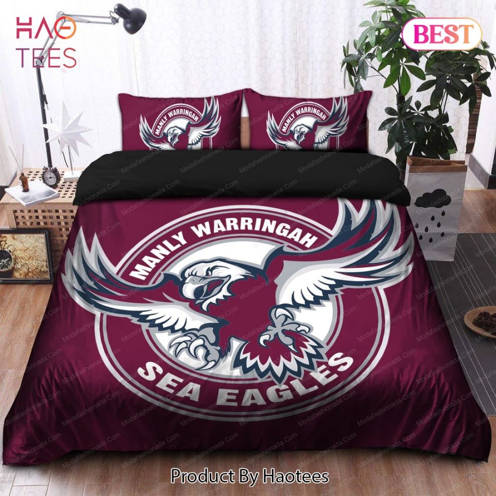 Manly Warringah Sea Eagles Logo Bedding Sets Bed Sets, Bedroom Sets