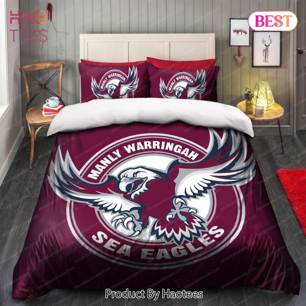 Manly Warringah Sea Eagles Logo Bedding Sets Bed Sets, Bedroom Sets