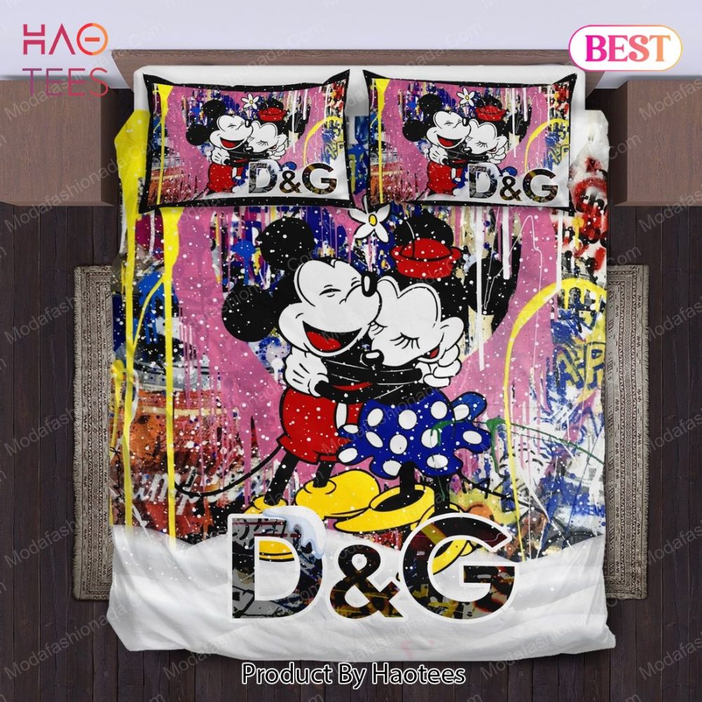 Mickey Minne Street Style Dolce &amp; Gabbana Christmas Bedding Sets Bed Sets, Bedroom Sets