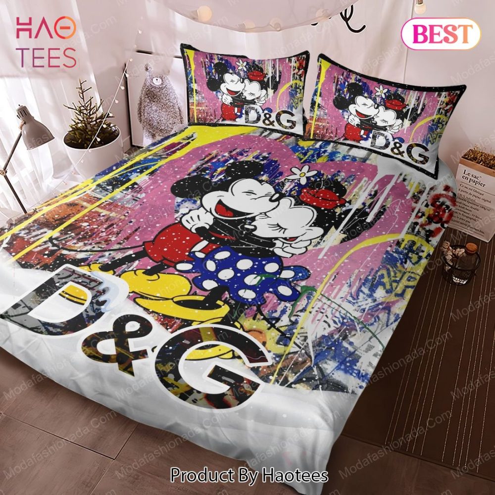 Mickey Minne Street Style Dolce &amp; Gabbana Christmas Bedding Sets Bed Sets, Bedroom Sets