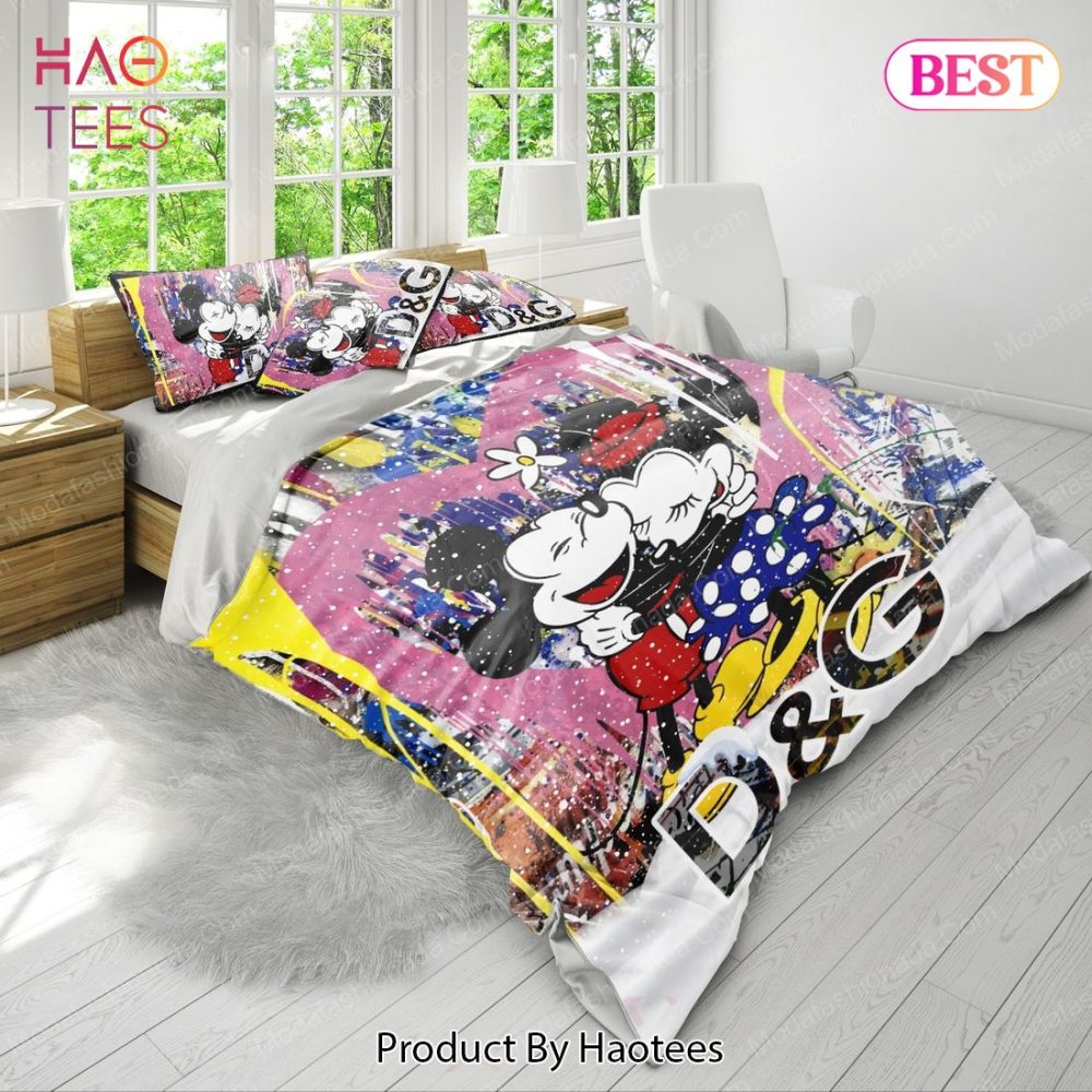 Mickey Minne Street Style Dolce &amp; Gabbana Christmas Bedding Sets Bed Sets, Bedroom Sets