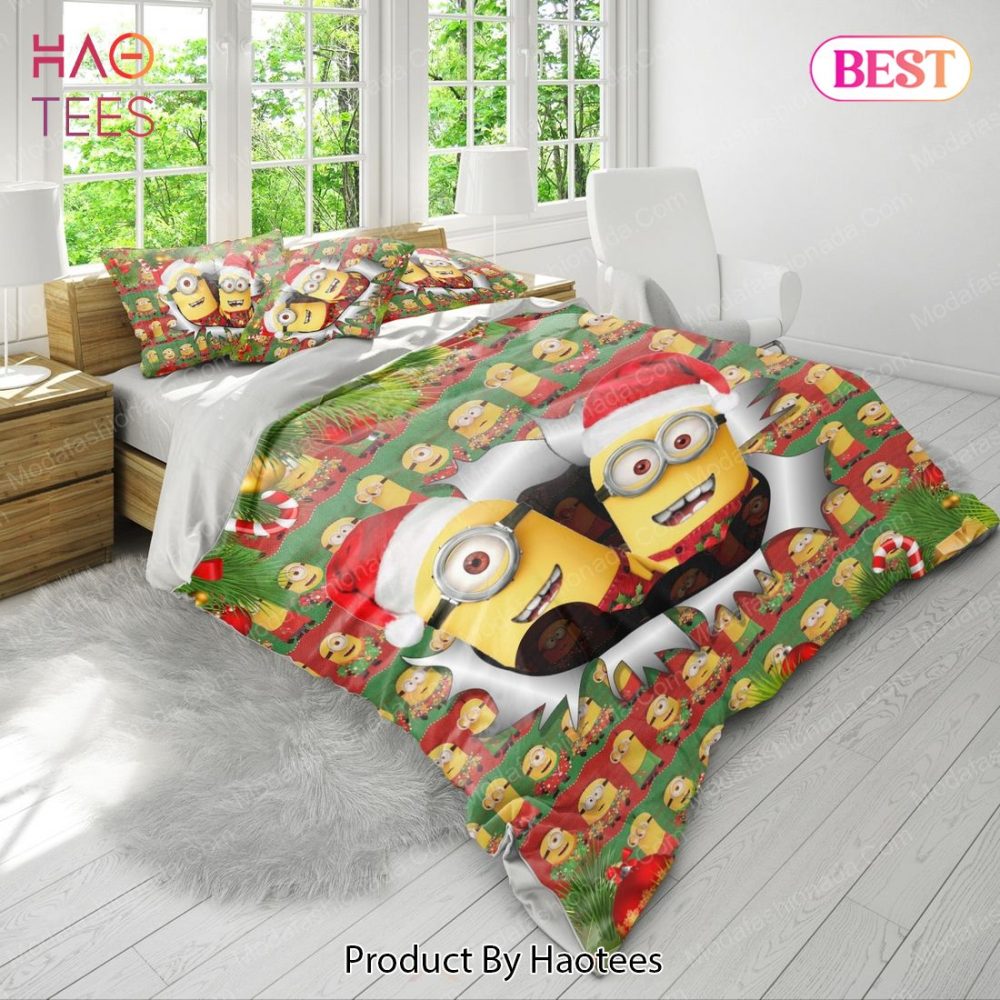 Minions Merry Christmas Bedding Sets Bed Sets, Bedroom Sets