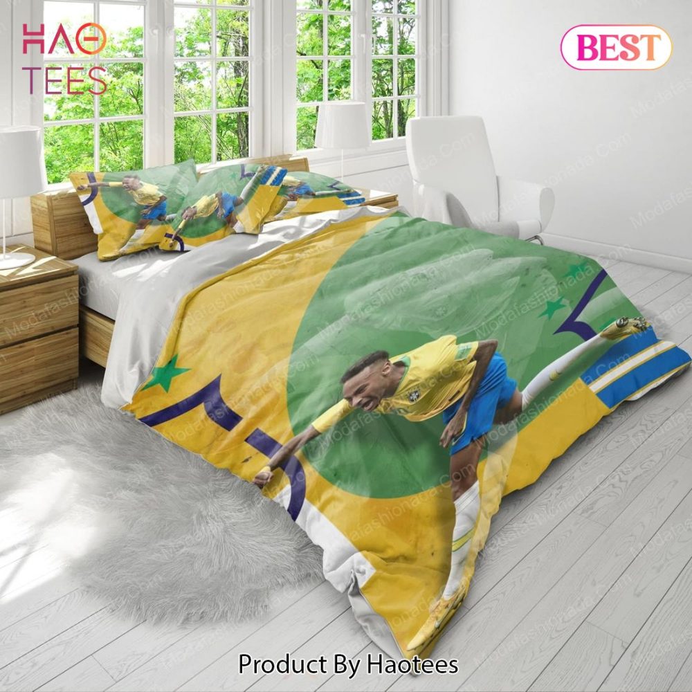 Neymar Brazil Bedding Sets 02 Bed Sets, Bedroom Sets, Comforter Sets, Duvet Cover, Bedspread