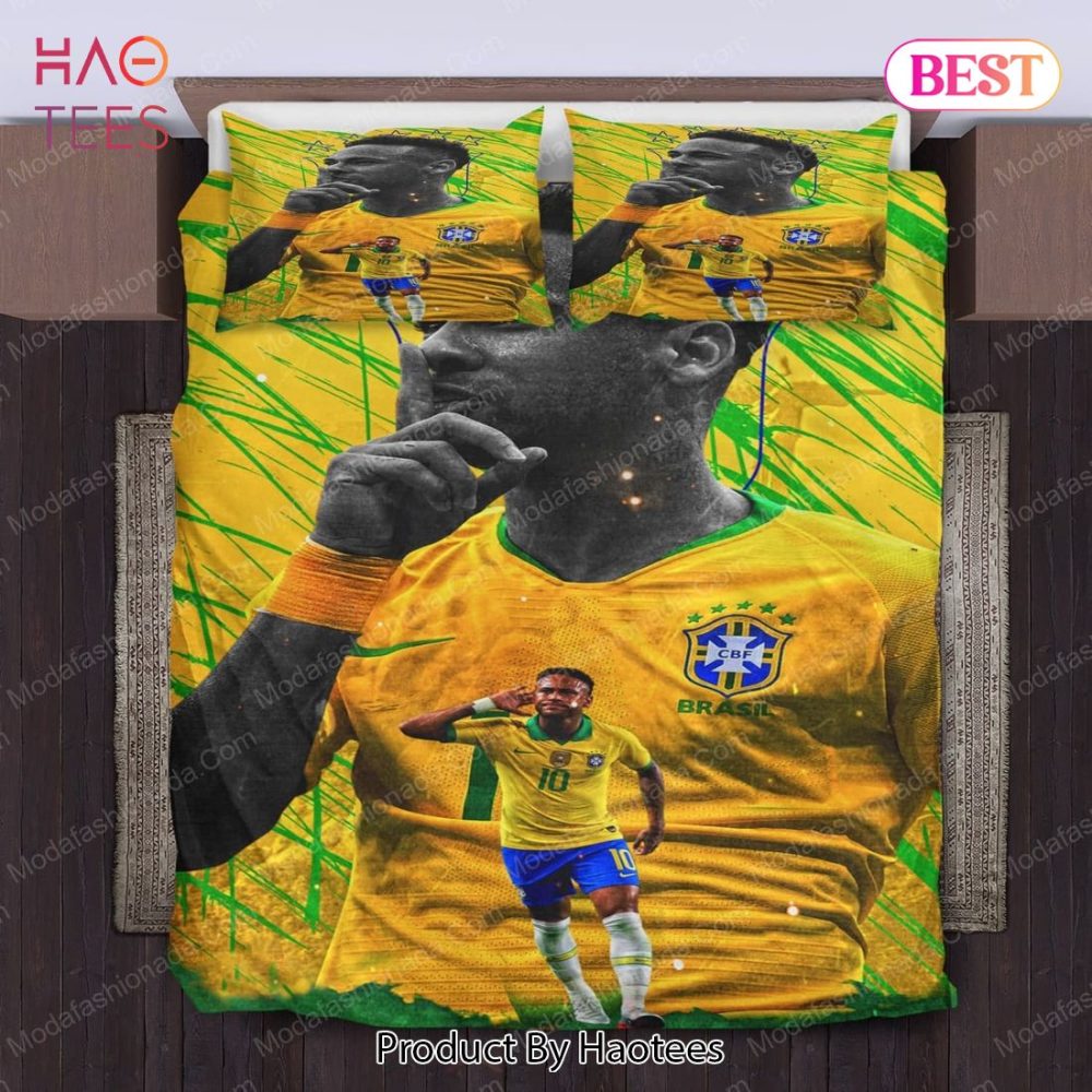 Neymar Brazil Bedding Sets 03 Bed Sets, Bedroom Sets, Comforter Sets, Duvet Cover, Bedspread