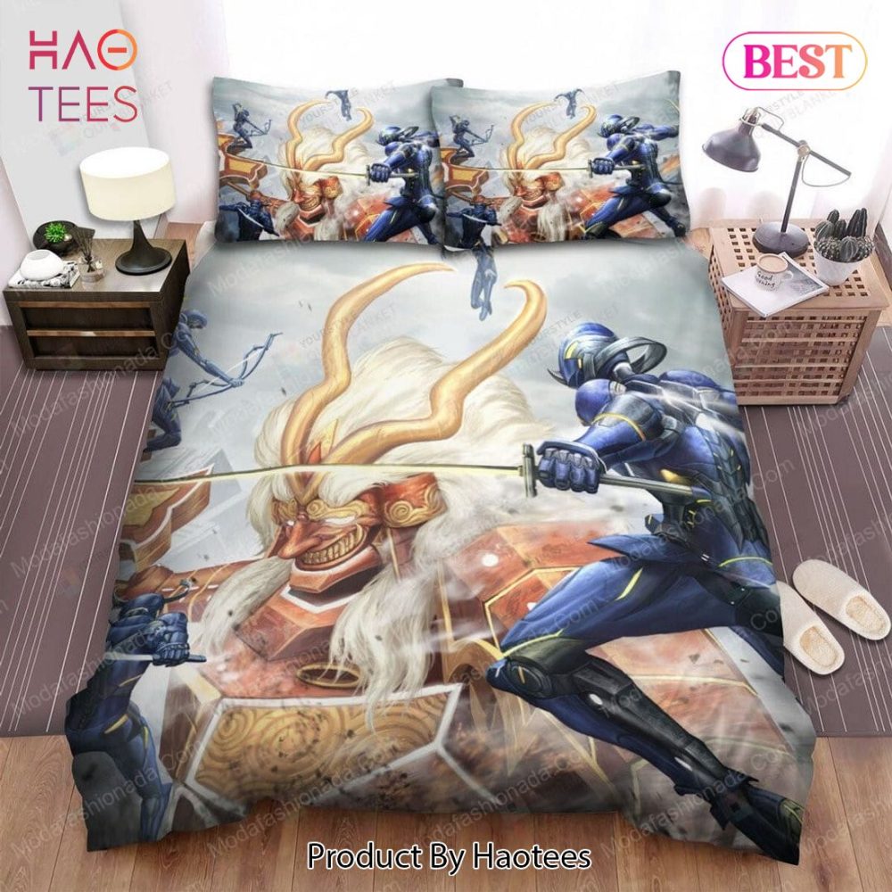 Robot Ninjas Attacking On Giant Samurai 116 Bedding Sets Bed Sets, Bedroom Sets