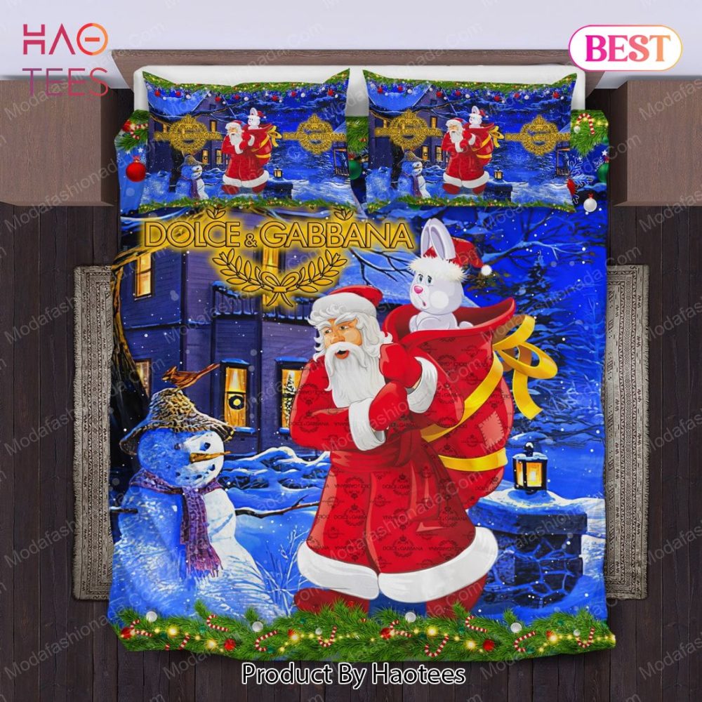 Santa Claus Dolce &amp; Gabbana Merry Christmas Bedding Sets Bed Sets, Bedroom Sets