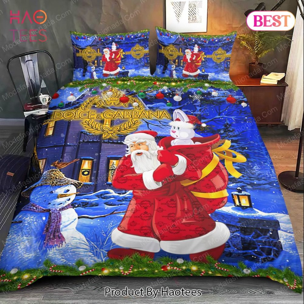 Santa Claus Dolce &amp; Gabbana Merry Christmas Bedding Sets Bed Sets, Bedroom Sets