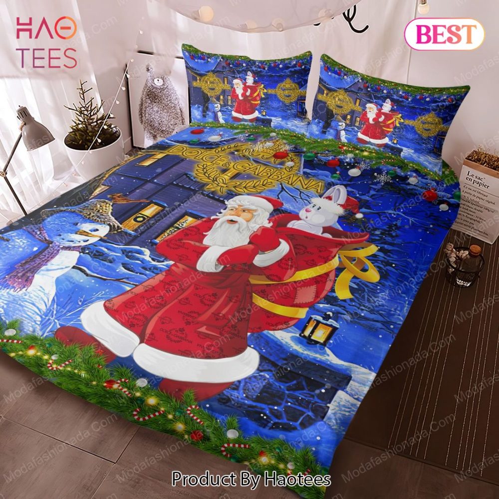 Santa Claus Dolce &amp; Gabbana Merry Christmas Bedding Sets Bed Sets, Bedroom Sets