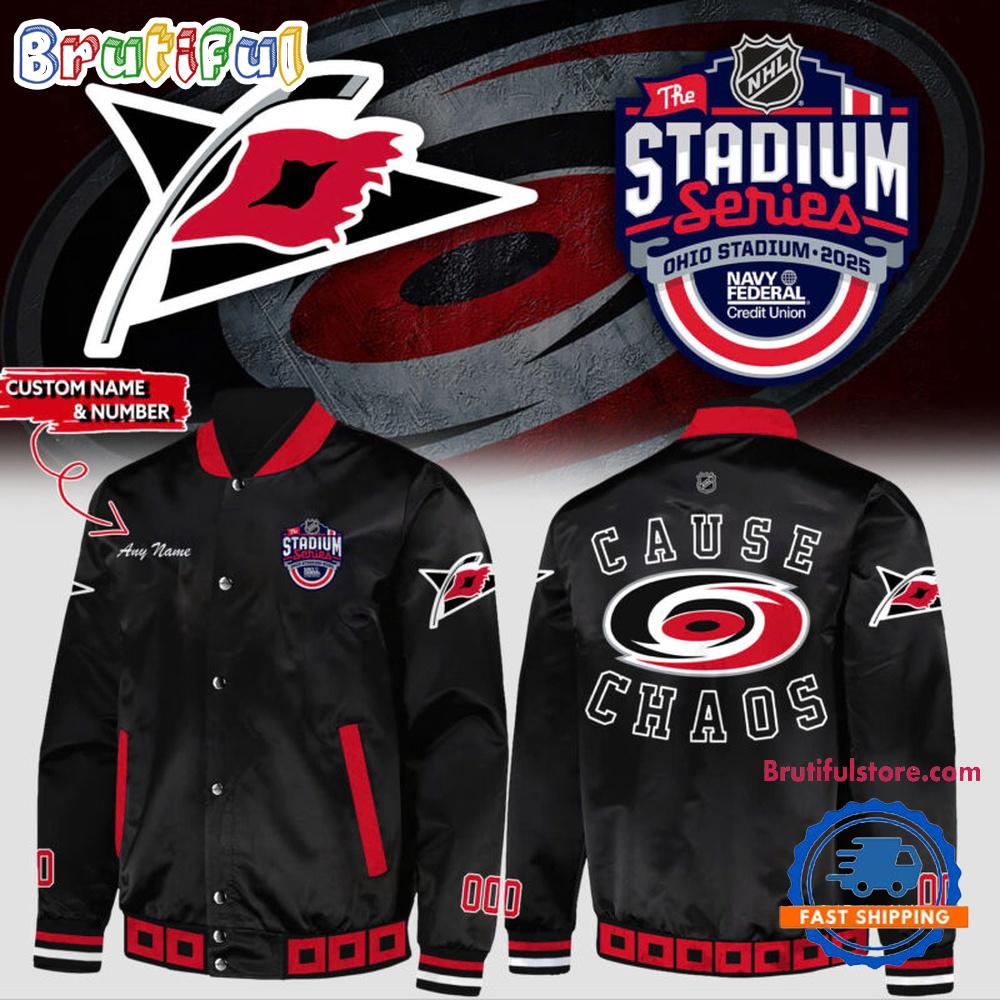 Carolina Hurricanes Special New 2025 Nhl Stadium Series Jacket