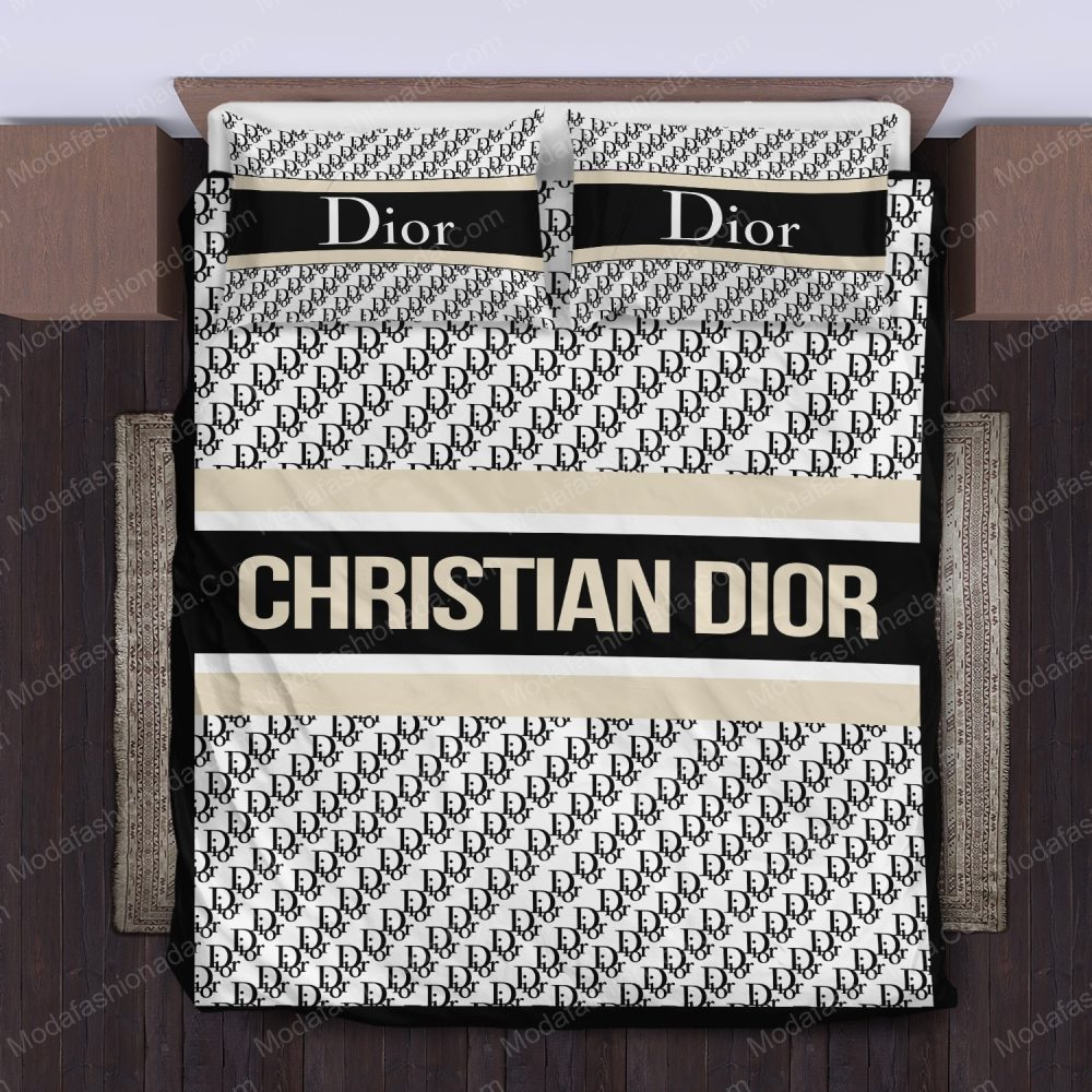 Christian Dior Logo Brands 9 Bedding Set