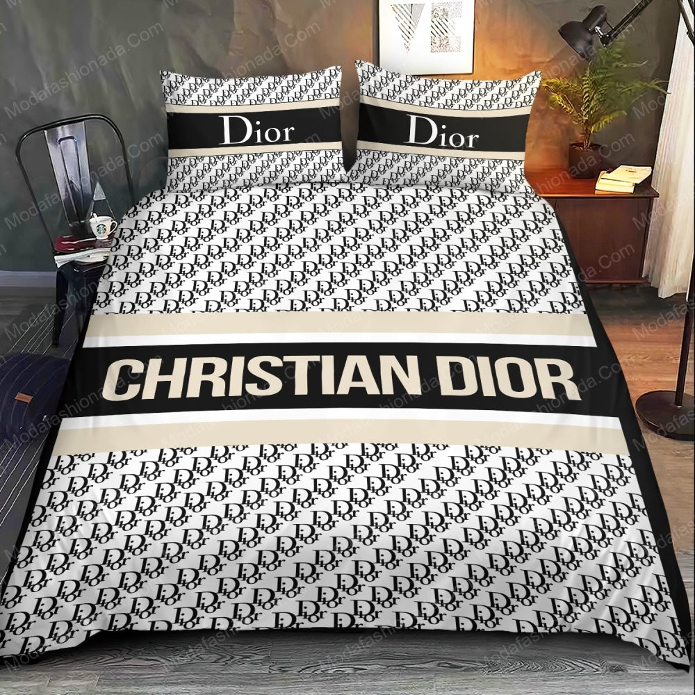 Christian Dior Logo Brands 9 Bedding Set