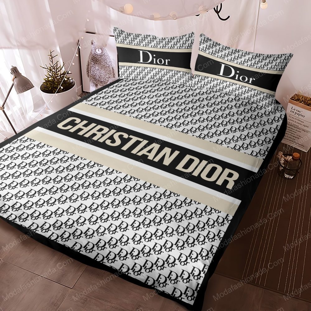 Christian Dior Logo Brands 9 Bedding Set
