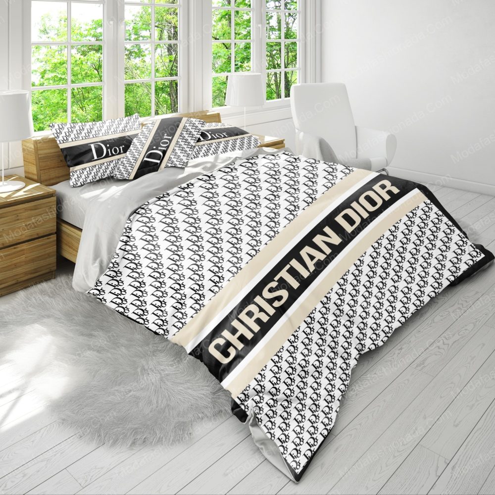 Christian Dior Logo Brands 9 Bedding Set