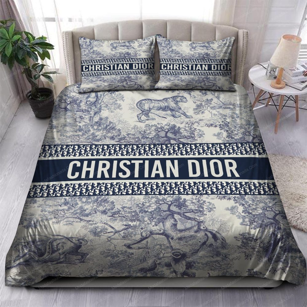 Christian Dior Tiger Bedding Sets