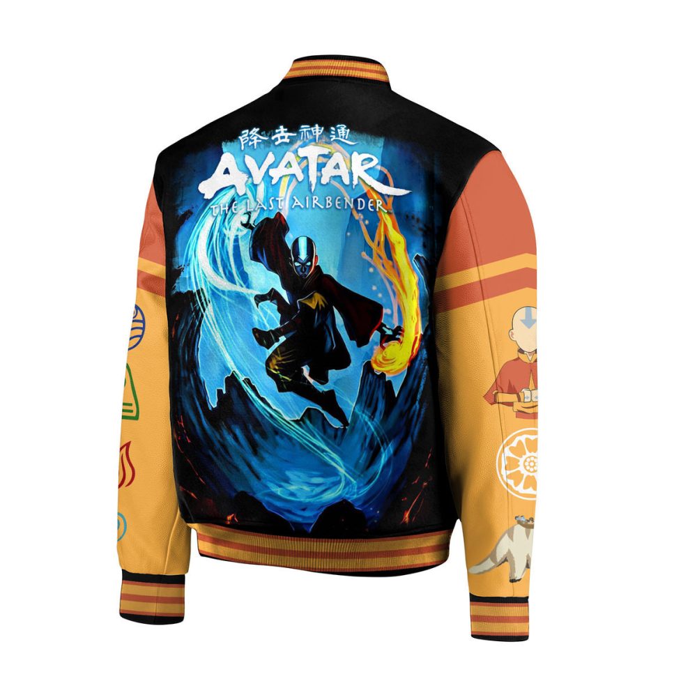 Avatar The Last Airbender Bomber Jacket - Iconic Design, Unisex, Sizes S-Xxl, Perfect For Fans!