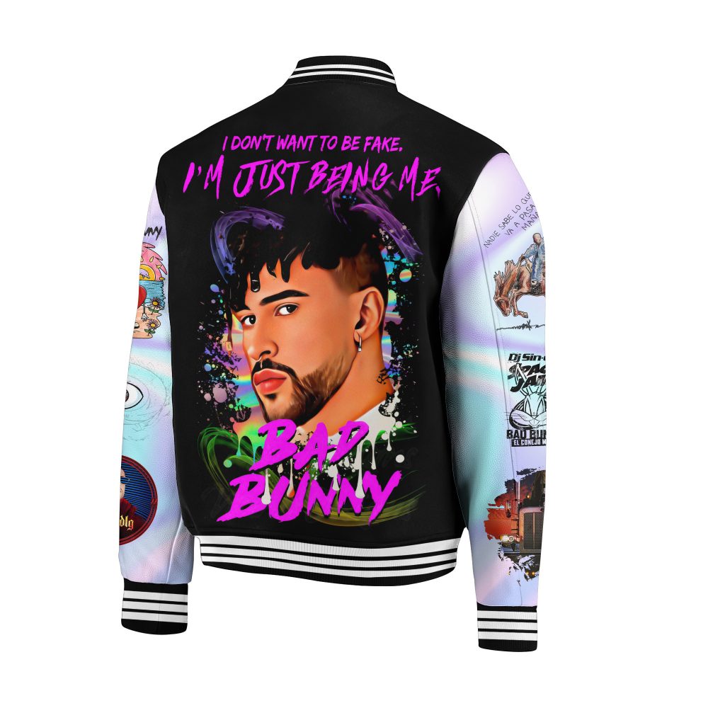 Limited Edition Bad Bunny Graphic Bomber Jacket - Bold Streetwear Style
