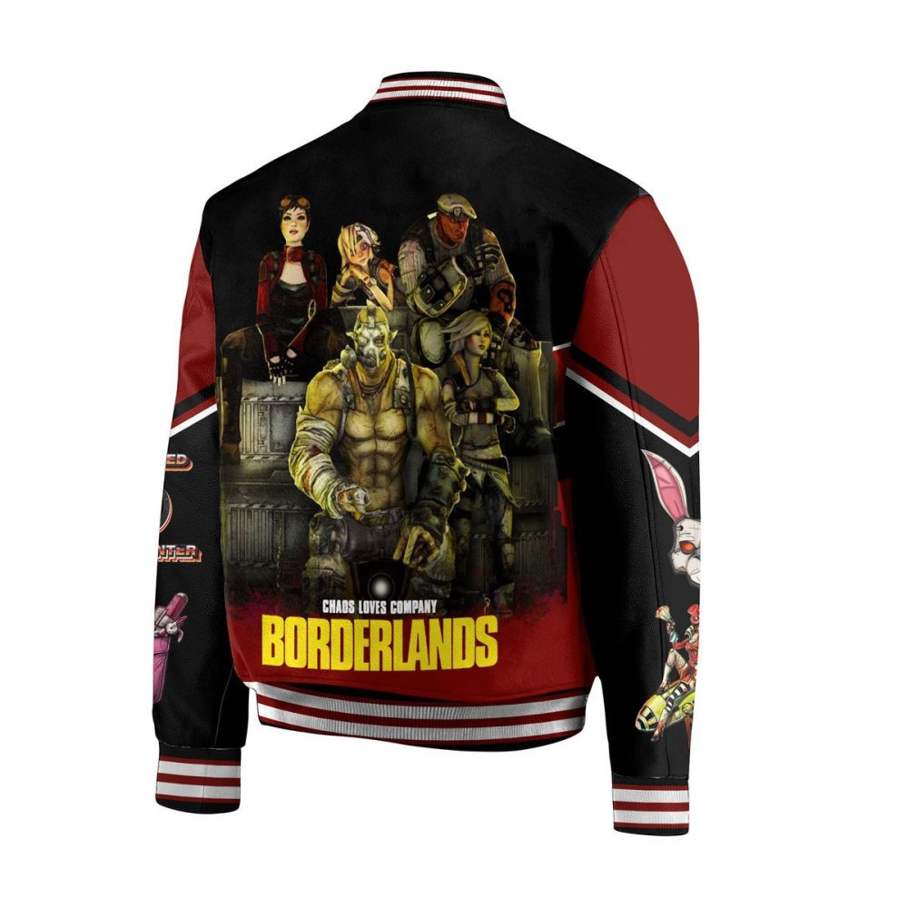Borderlands Graphic Varsity Jacket - Stylish Gamer Apparel For Fans - Limited Edition