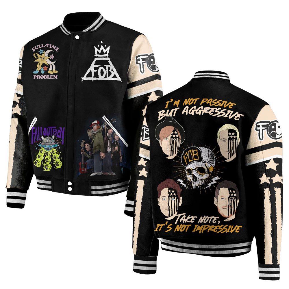 Exclusive Band-Themed Varsity Jacket - Bold Graphics &amp; Unique Design - Limited Edition
