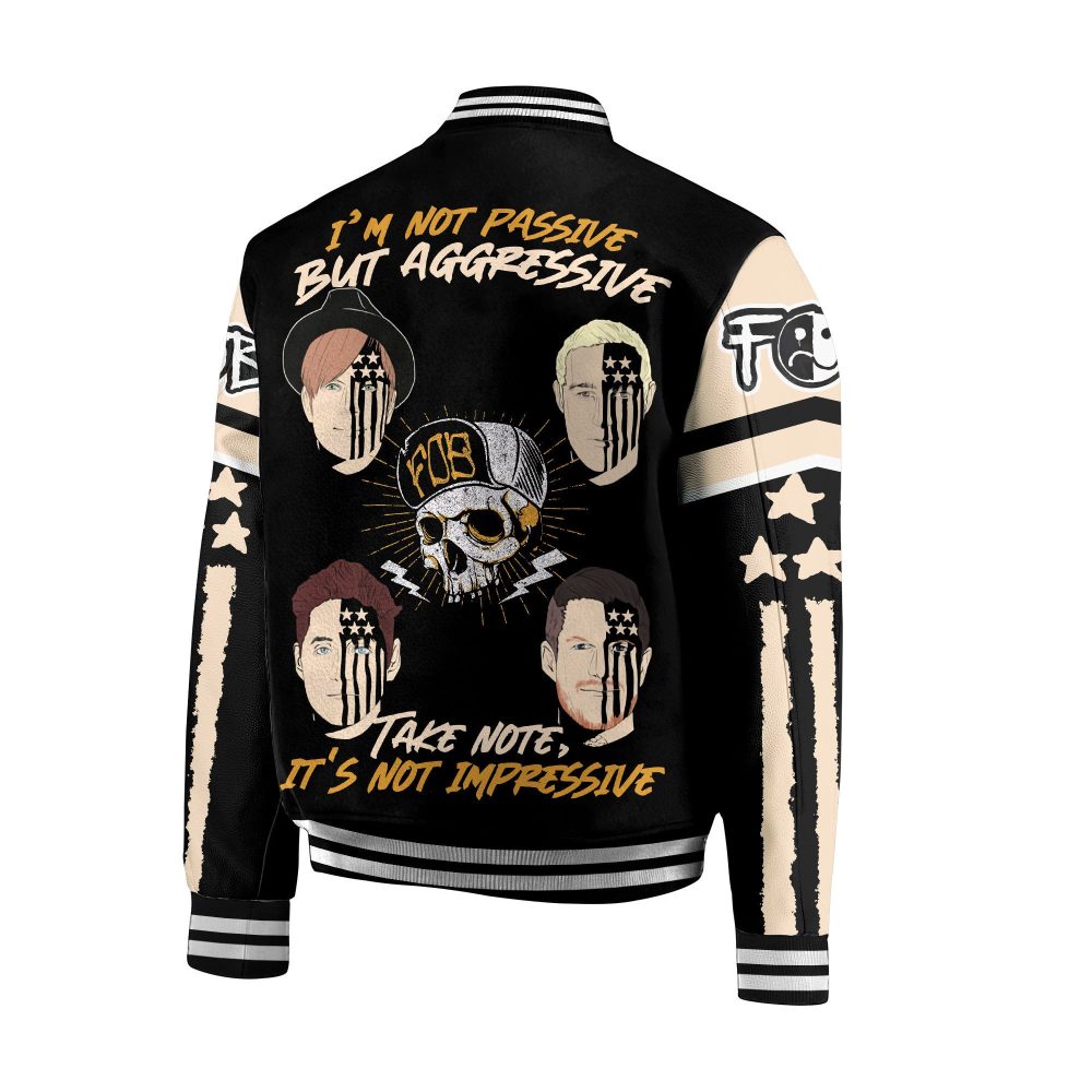 Exclusive Band-Themed Varsity Jacket - Bold Graphics &amp; Unique Design - Limited Edition