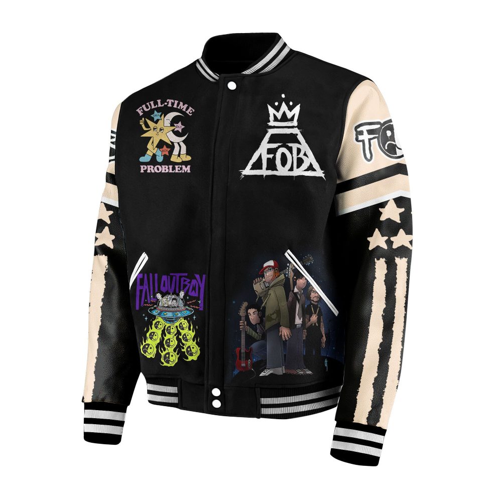 Exclusive Band-Themed Varsity Jacket - Bold Graphics &amp; Unique Design - Limited Edition