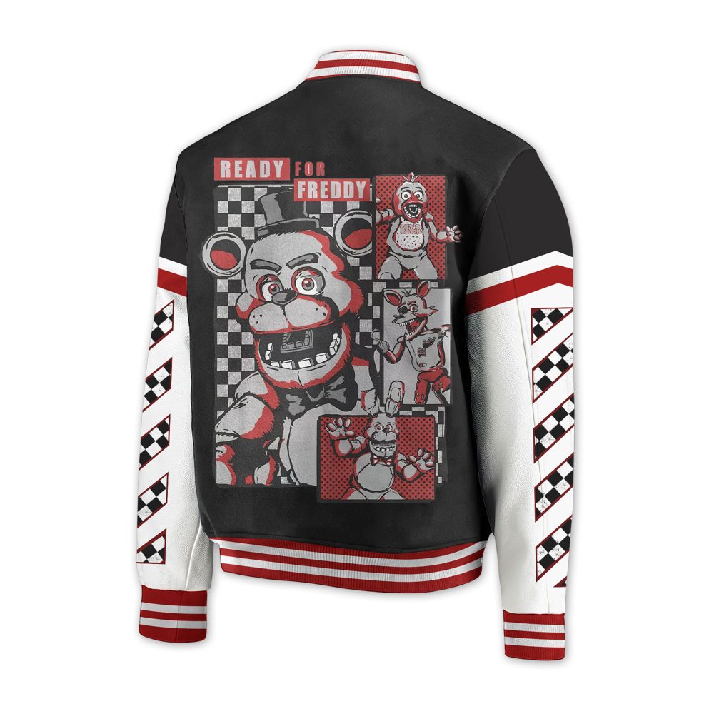 Freddy Fazbear Varsity Jacket - Stylish Gamer Wear For Fans - Limited Edition