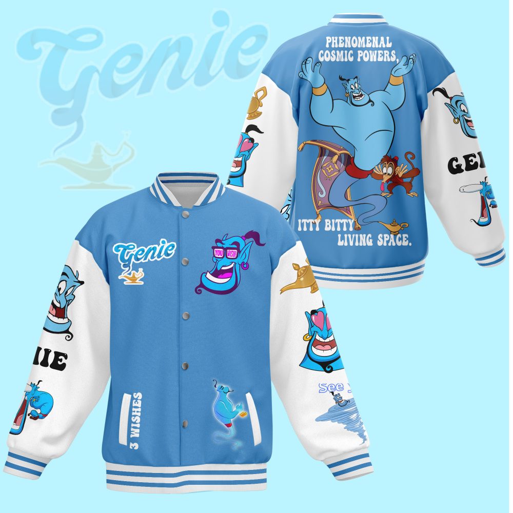 Genie New Bomber Baseball Jacket For Fan