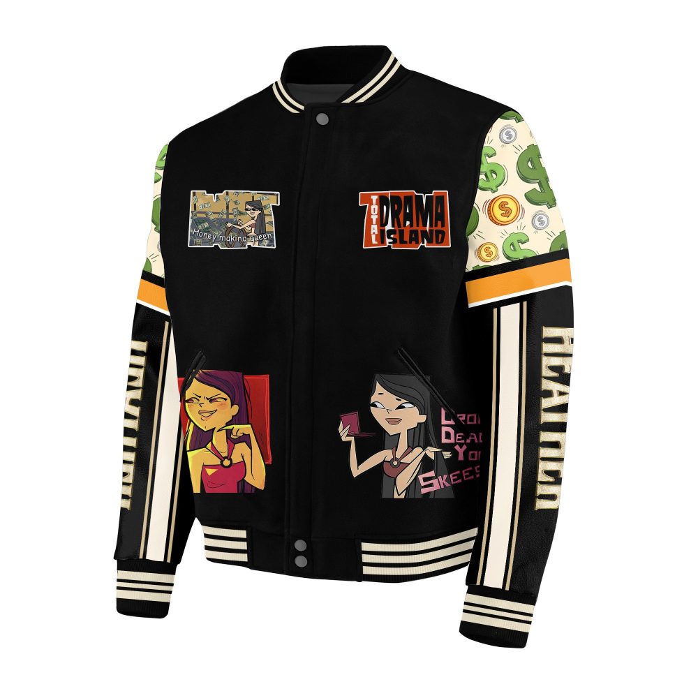 Trendy Cartoon Graphic Jacket – Unique Design, Perfect For Fans &amp; Fashion Lovers!