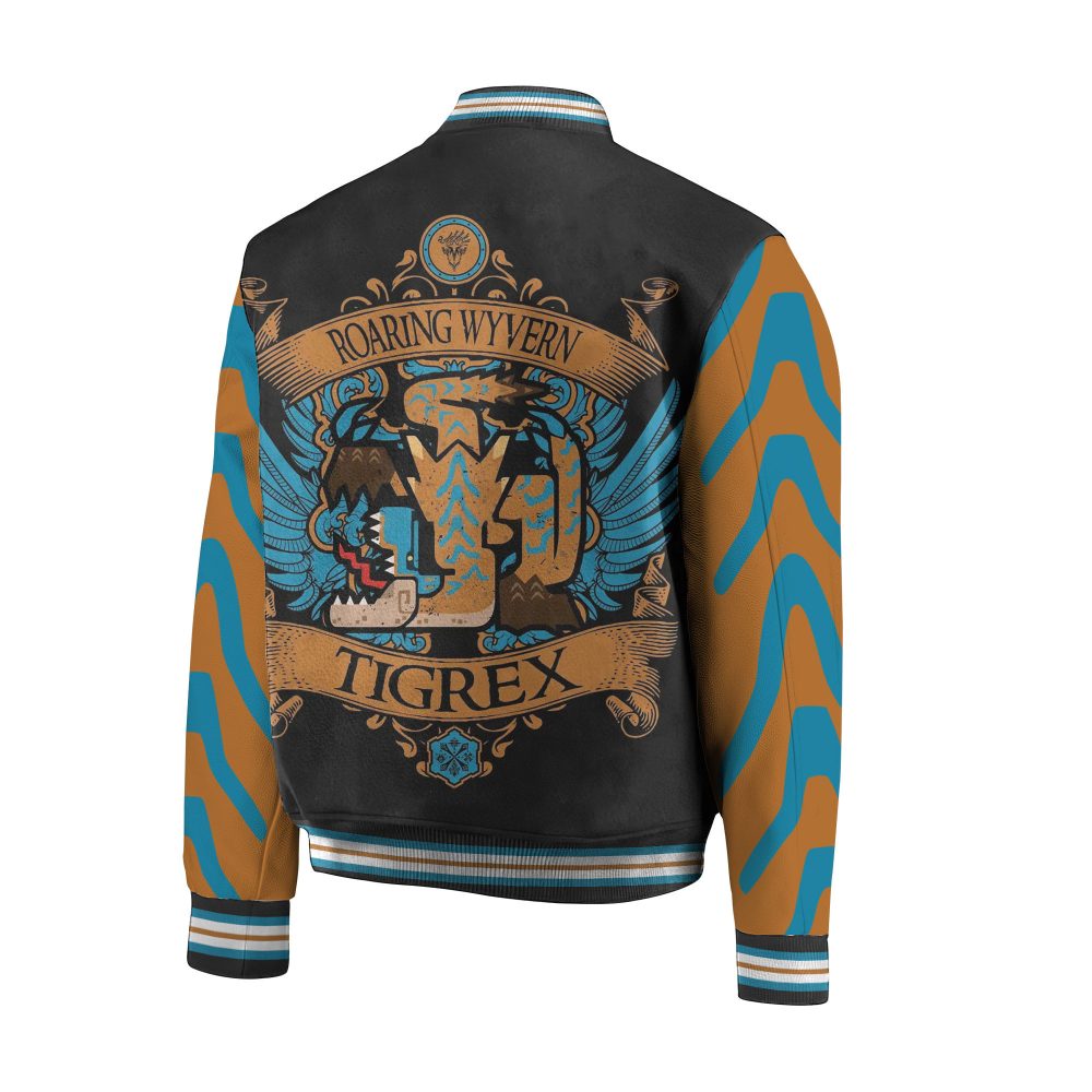 Roaring Wyvern Tigrex Bomber Jacket – Trendy Gamer'S Choice Apparel