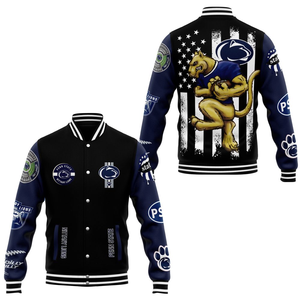 Penn State Nittany Lions Ncaa New Bomber Baseball Jacket For Fan