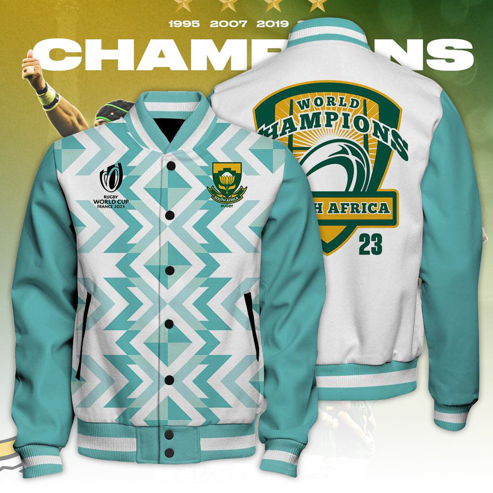 Rugby World Champions 2023 South Africa Jacket - Celebrate Victory In Style!