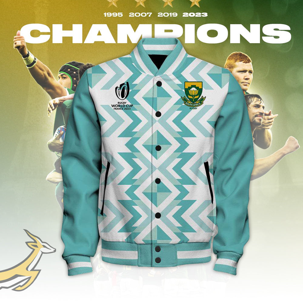 Rugby World Champions 2023 South Africa Jacket - Celebrate Victory In Style!