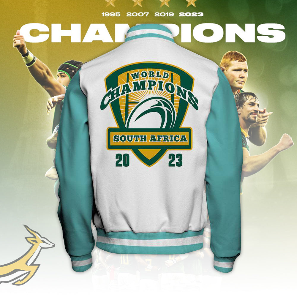 Rugby World Champions 2023 South Africa Jacket - Celebrate Victory In Style!