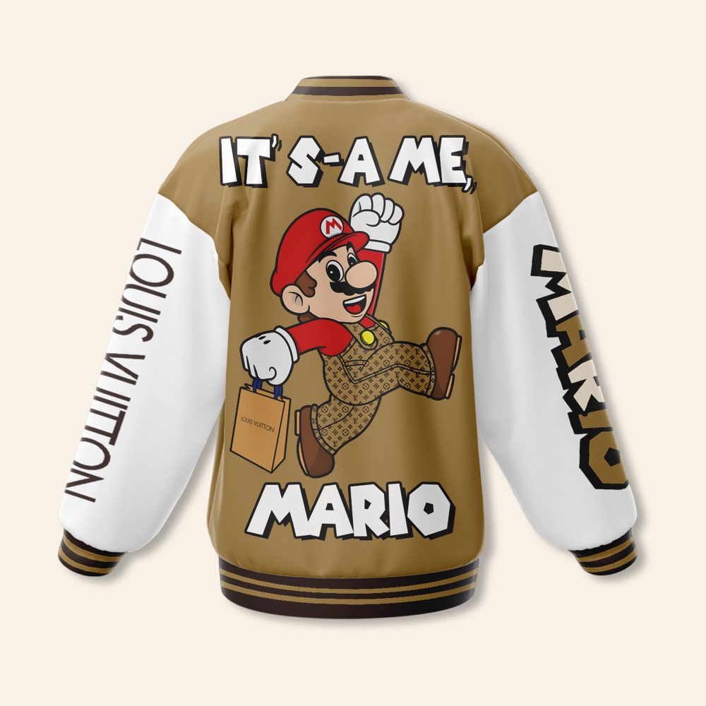 Comfimerch Super Mario New Bomber Baseball Jacket For Fan