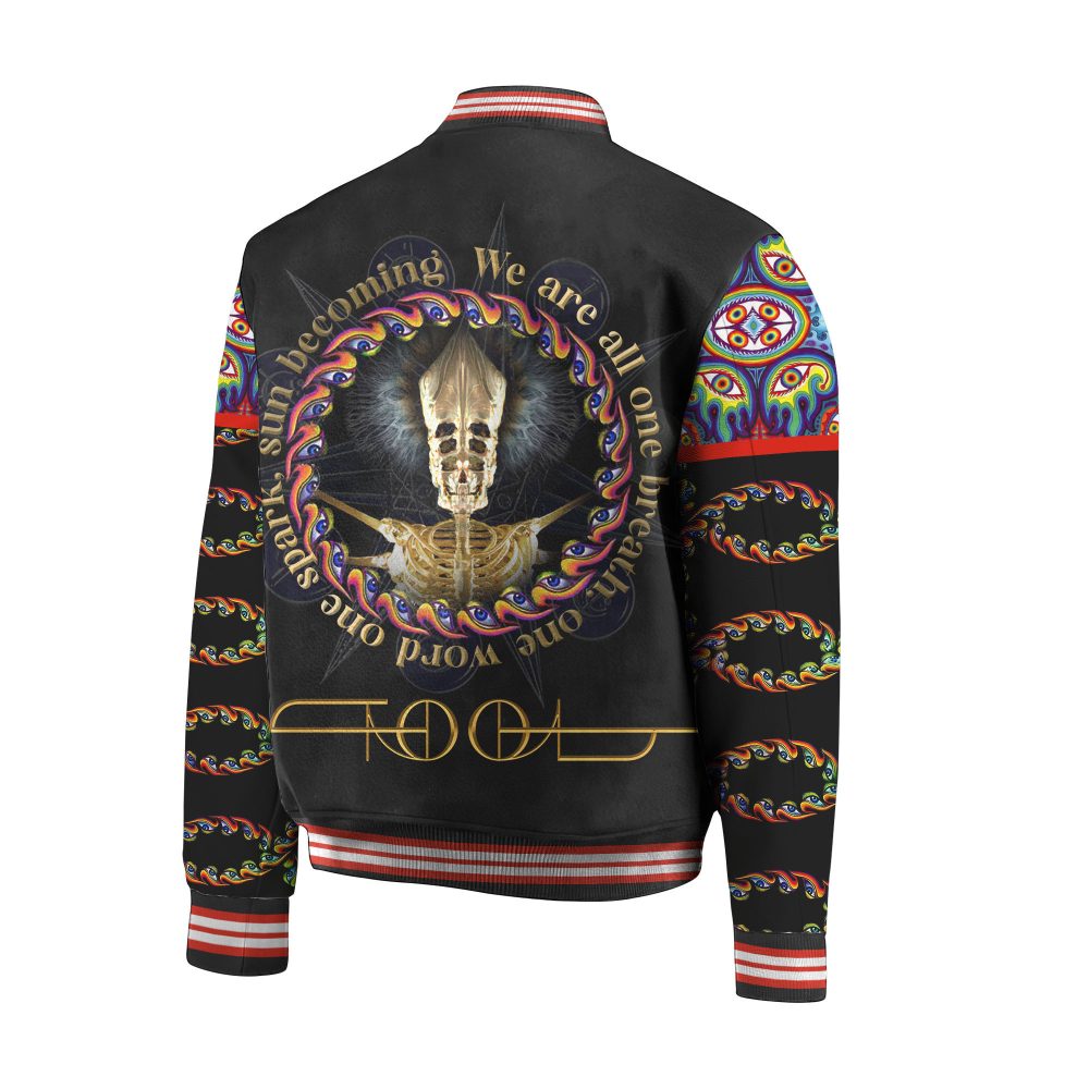 Trendy Graphic Bomber Jacket – Unique Artistic Design &amp; Vibrant Colors
