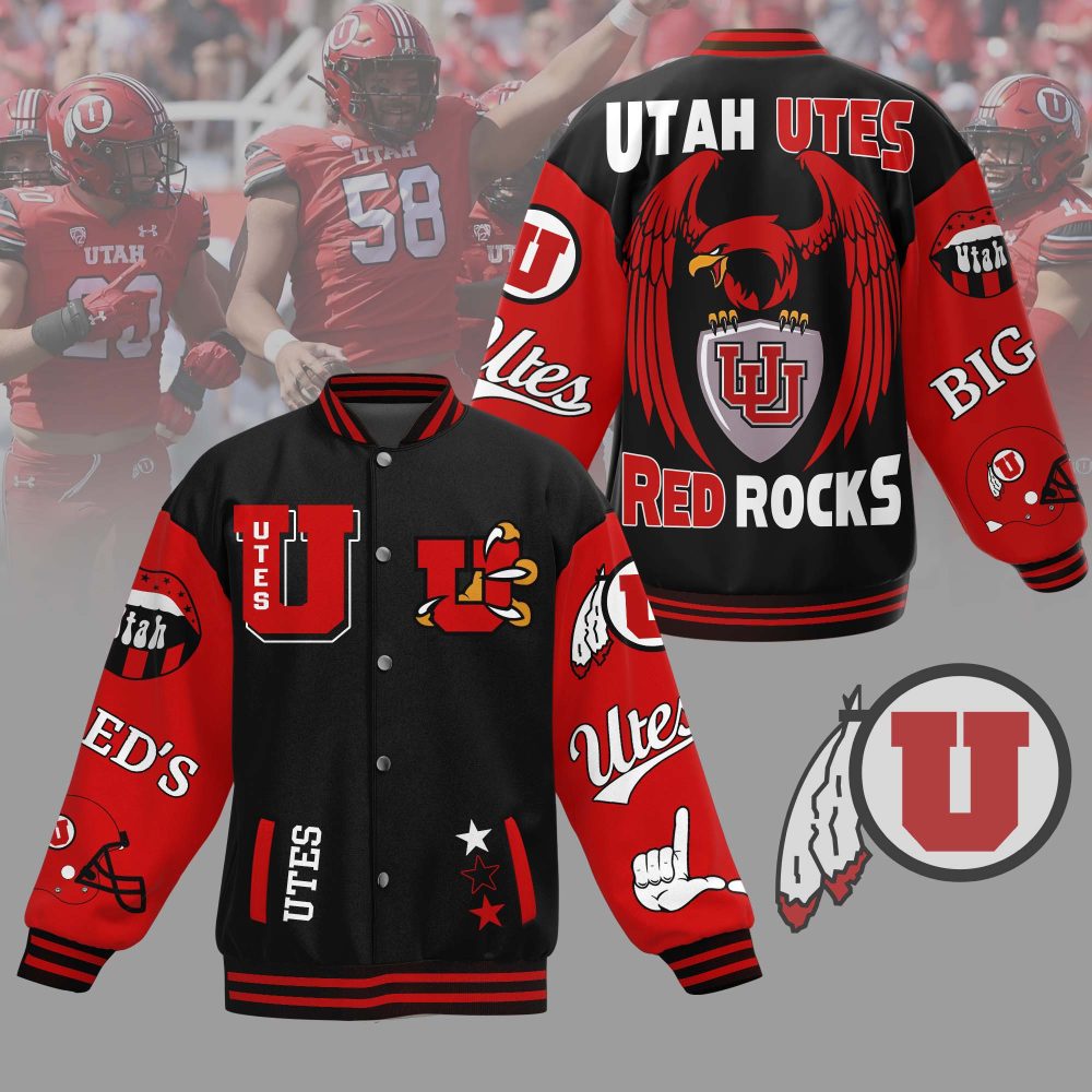 Utah Utes Ncaa New Bomber Baseball Jacket For Fan