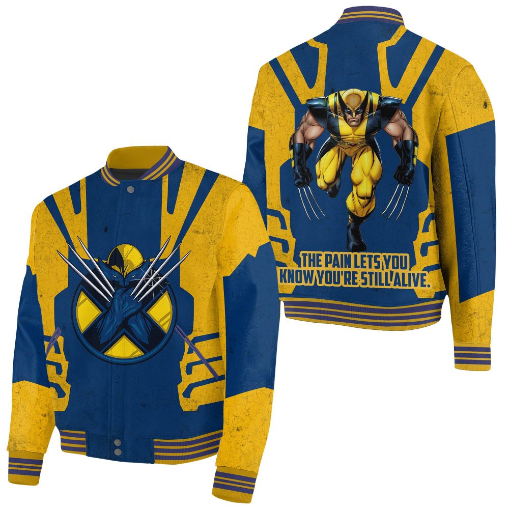 Bold Blue &amp; Yellow Superhero Varsity Jacket – Unleash Your Inner Hero With Iconic Design!