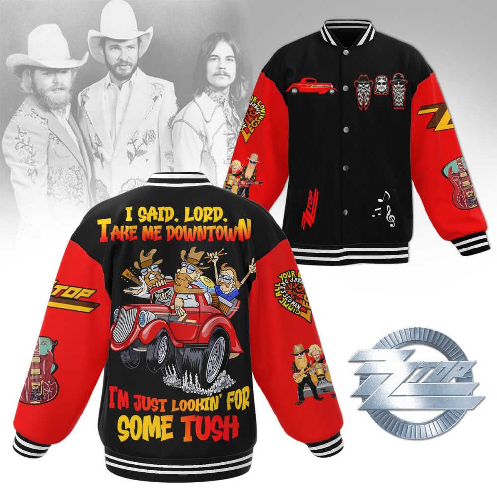 Zz Top New Bomber Baseball Jacket For Fan