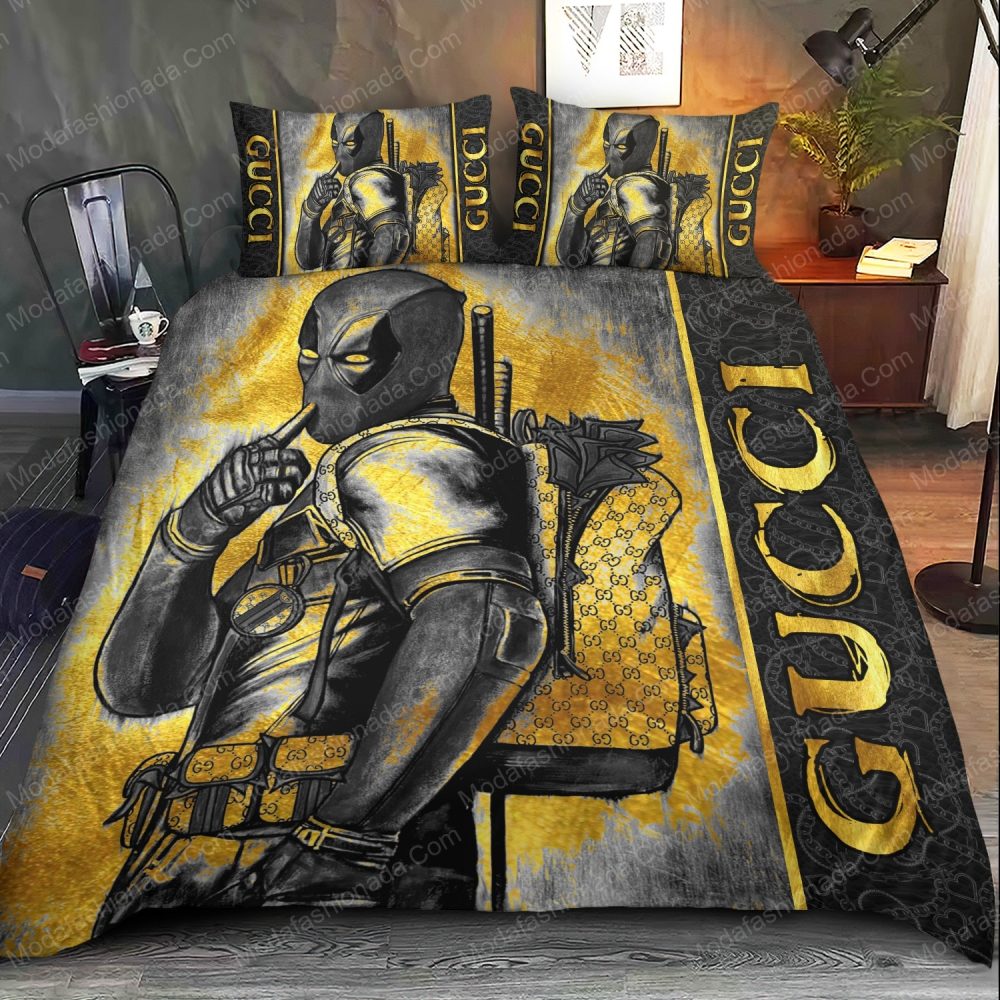Deadpool Gucci Bedding Sets